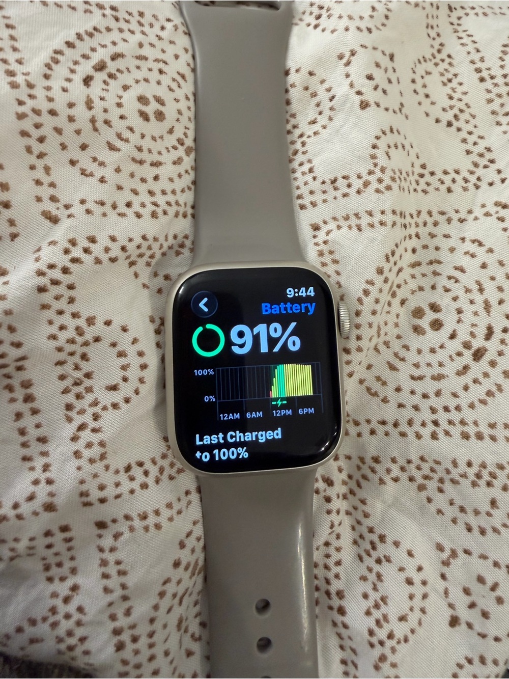 Apple Watch Series 7 41mm GPS Starlight Aluminum